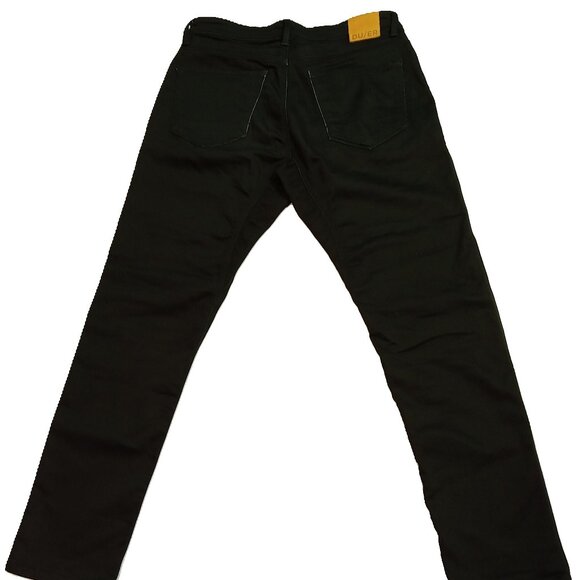 DU/ER Pant Mens N2X Slim Fit Stretch Mid Rise Tapered Comfort Black 32x30(33x30) - Picture 2 of 15
